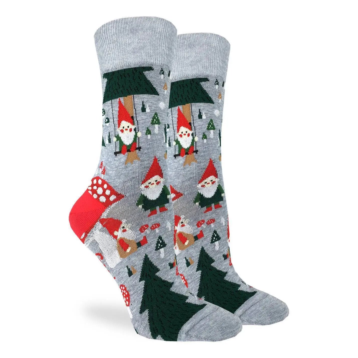 Woodland Gnomes Socks (Adult Size 7-12)