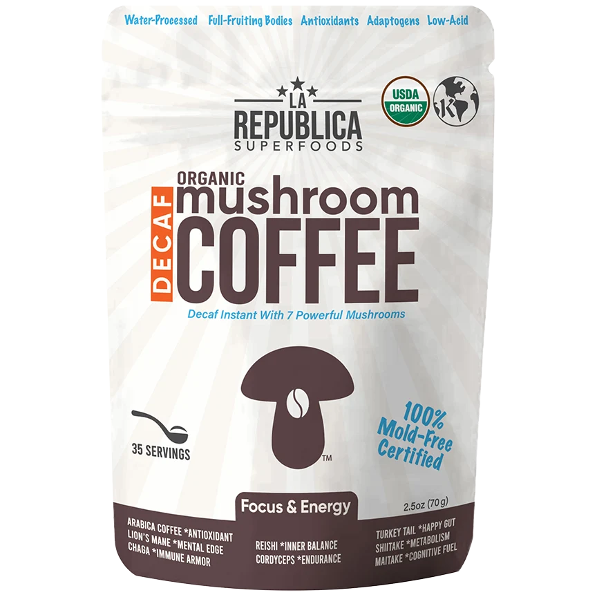 Mushroom Coffee (Instant) DECAF 35 servings