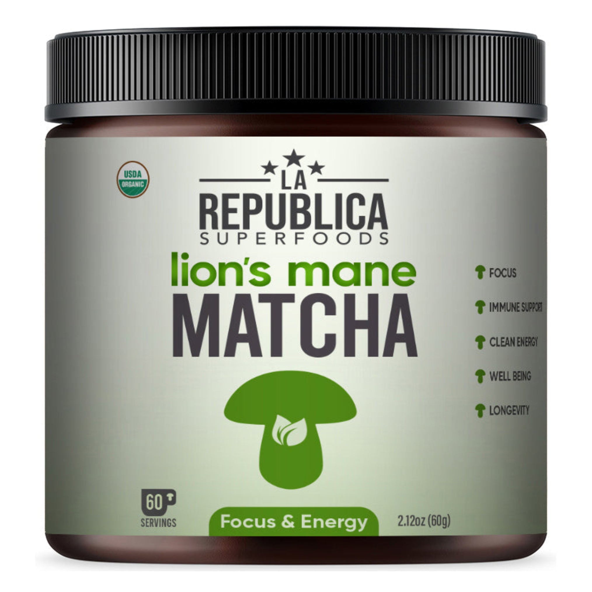 Mushroom Matcha with Lion's Mane Extract Powder