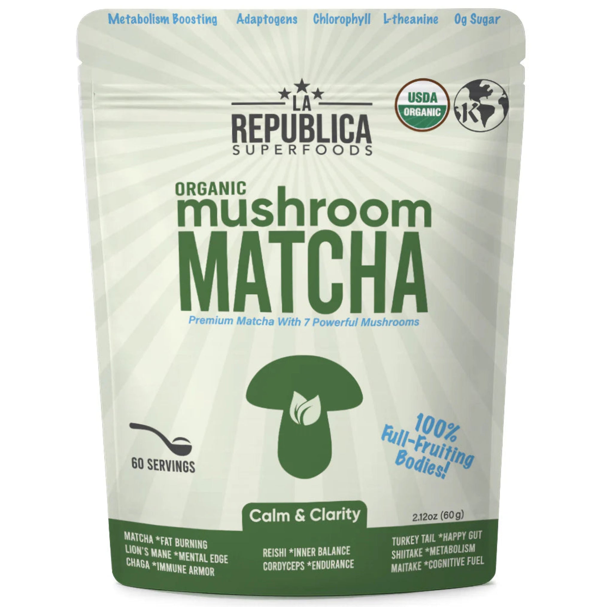 Mushroom Matcha with Lion's Mane Extract Powder
