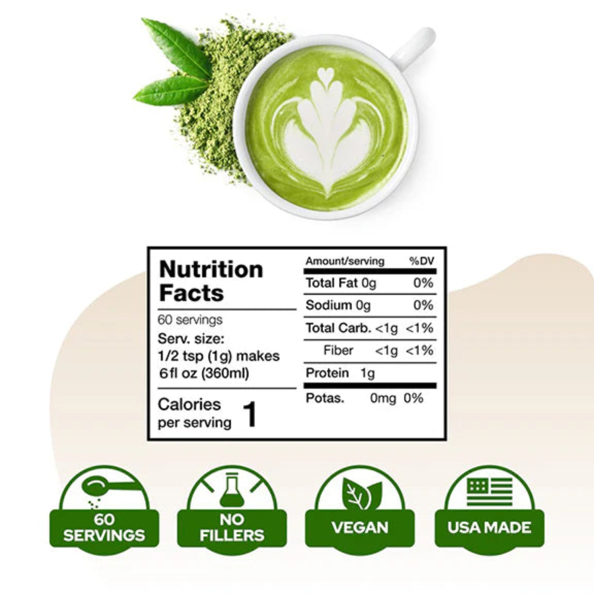 Mushroom Matcha with Lion's Mane Extract Powder