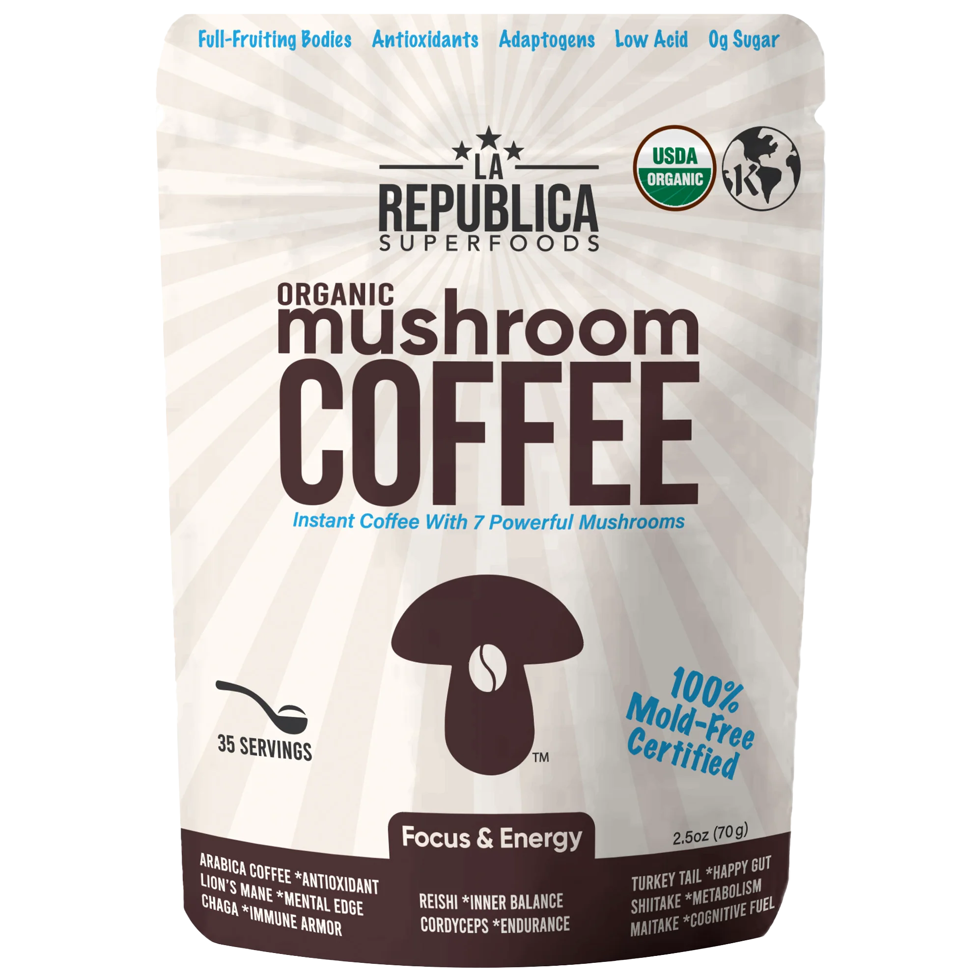 Mushroom Coffee (Instant) 35 servings