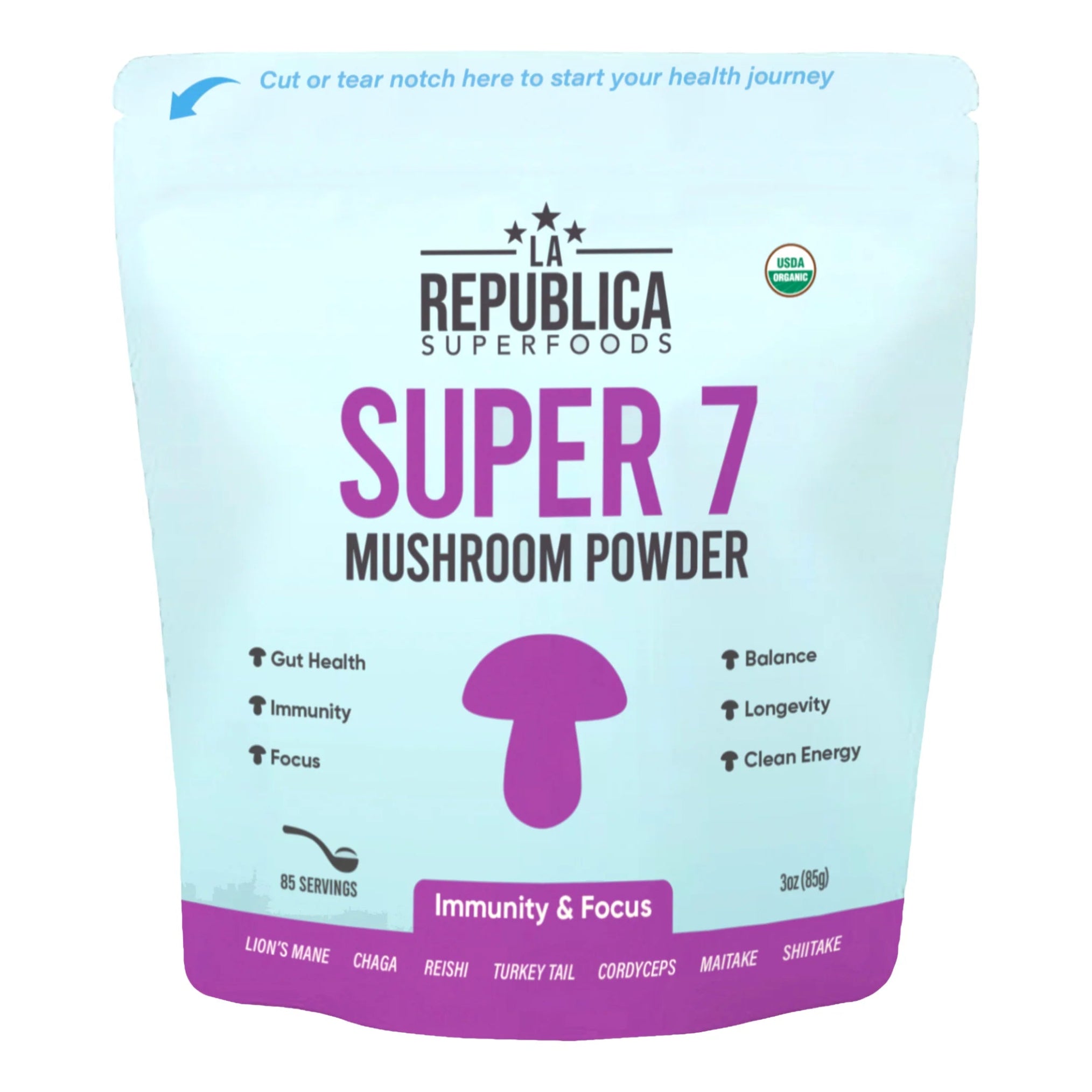 Mushroom Super 7 Powder (85 servings)