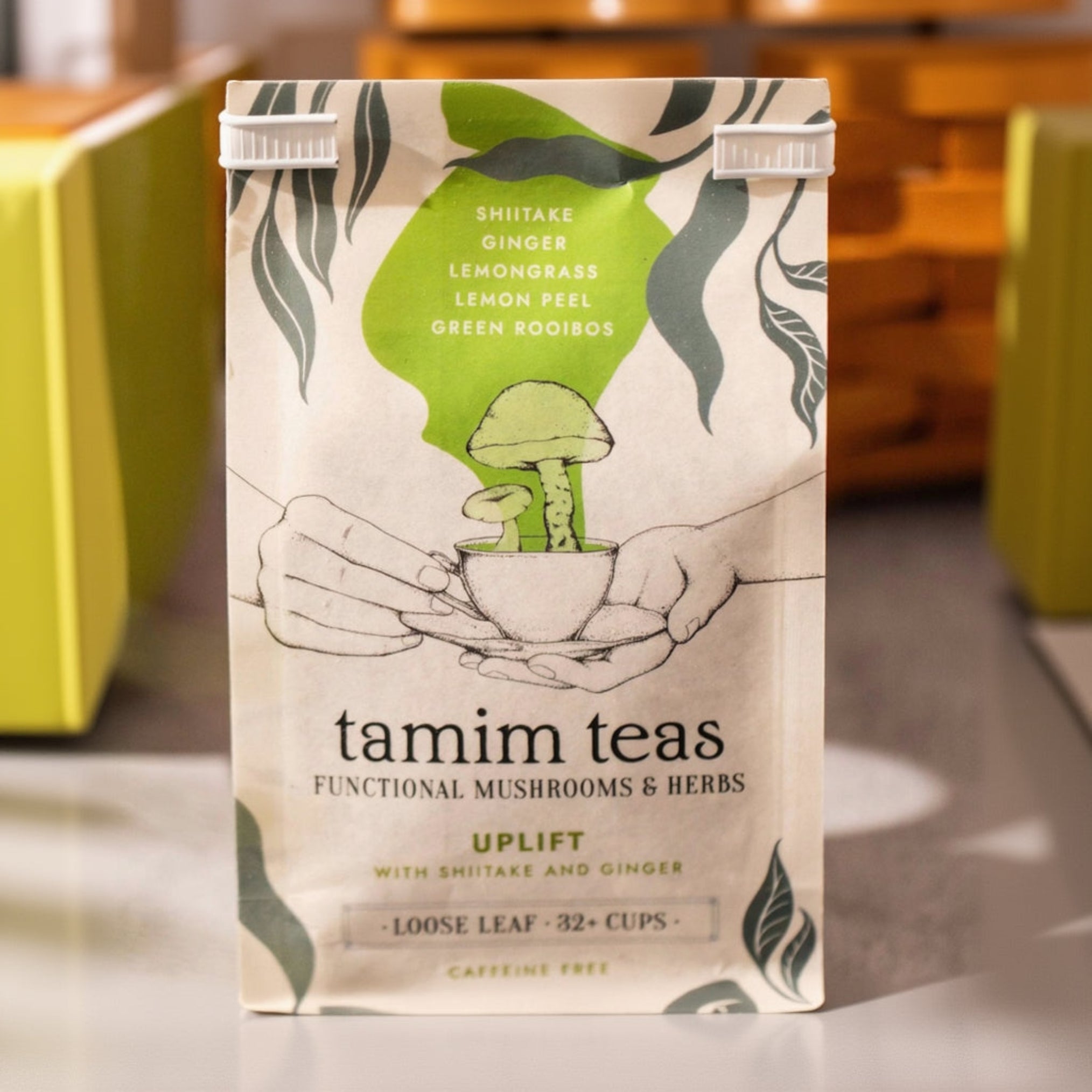 Loose Leaf Tea AN UPLIFT with Shiitake and Ginger