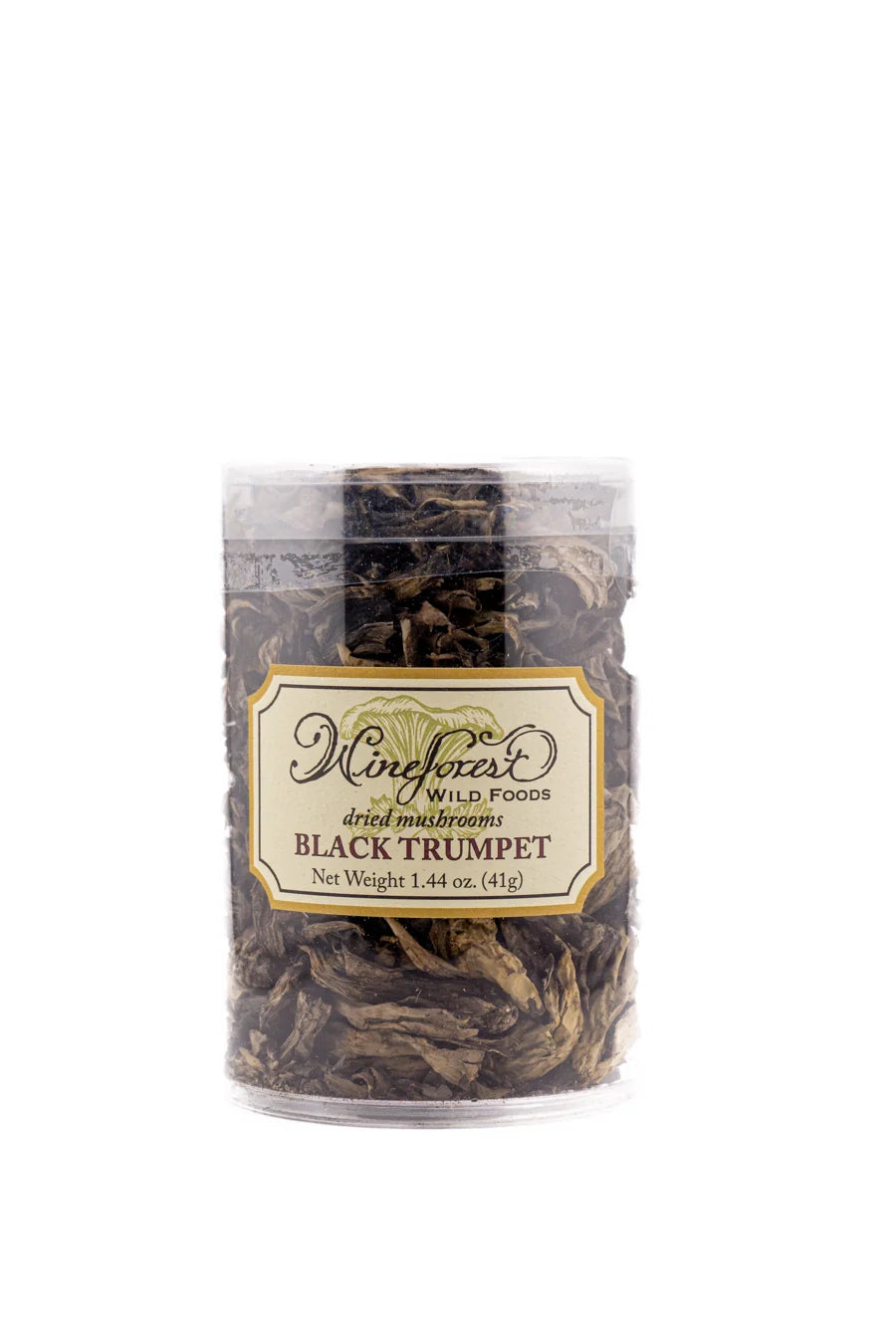 Dried Wild Black Trumpet Mushrooms (whole fruitbody) 1.44oz package